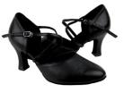 Carol - Black Leather Ballroom Dance Shoe