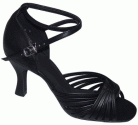 Jodi - Black Leather - Latin or Ballroom Dance Shoe