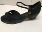 Maryjane Black Leather Ballroom Dance shoe