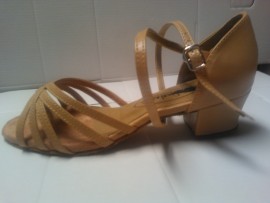 Margaret Tan Leather - Ballroom or Latin Dance Shoe
