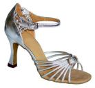 Monique Silver 3.5" Heel Latin or Ballroom Dance Shoe