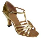 Tiffany - Gold - T-Strap Latin or Ballroom Dance Shoe