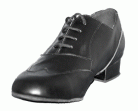 James - Black Leather Ballroom Dance Shoe
