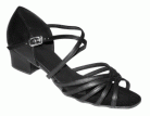 Margaret - Black Leather - Latin or Ballroom Dance Shoe
