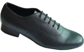 Mark - Black Leather Ballroom Dance Shoe